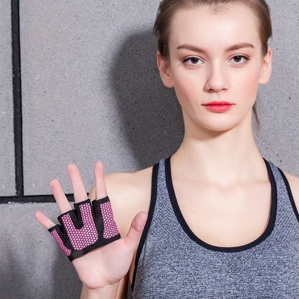 1 pair Breathable Gym Half Fin - مراجعة Workout Glove Gym وسعره