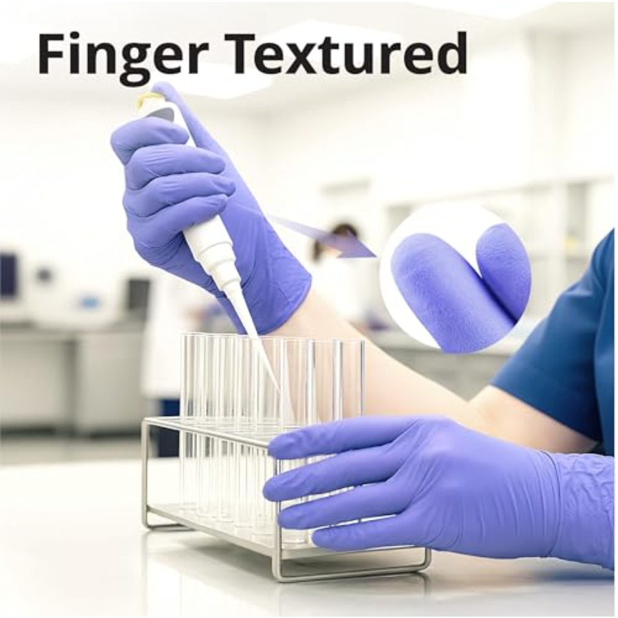 SwiftGrip Disposable Nitrile E - مراجعة Exam Glove Nitrile وسعره