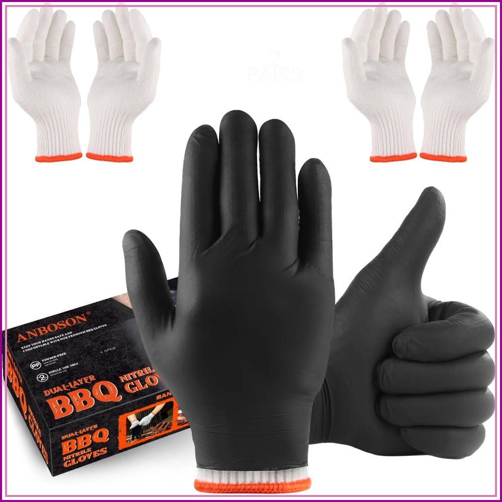 Disposable BBQ Gloves 100 Pack - مراجعة Heat Resistant Glove وسعره
