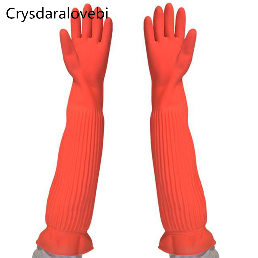 45/55cm Waterproof Household G - مراجعة Rubber Glove Cleaning وسعره