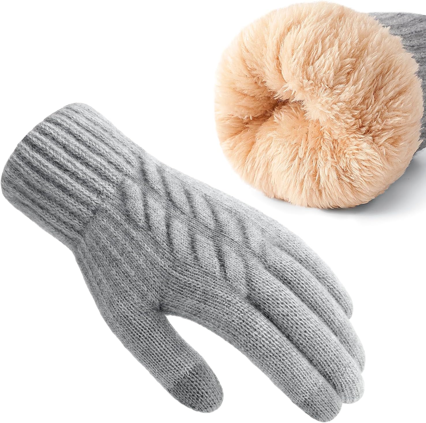 Winter Gloves – Thick Wool Fle - مراجعة Winter Glove Insulated وسعره
