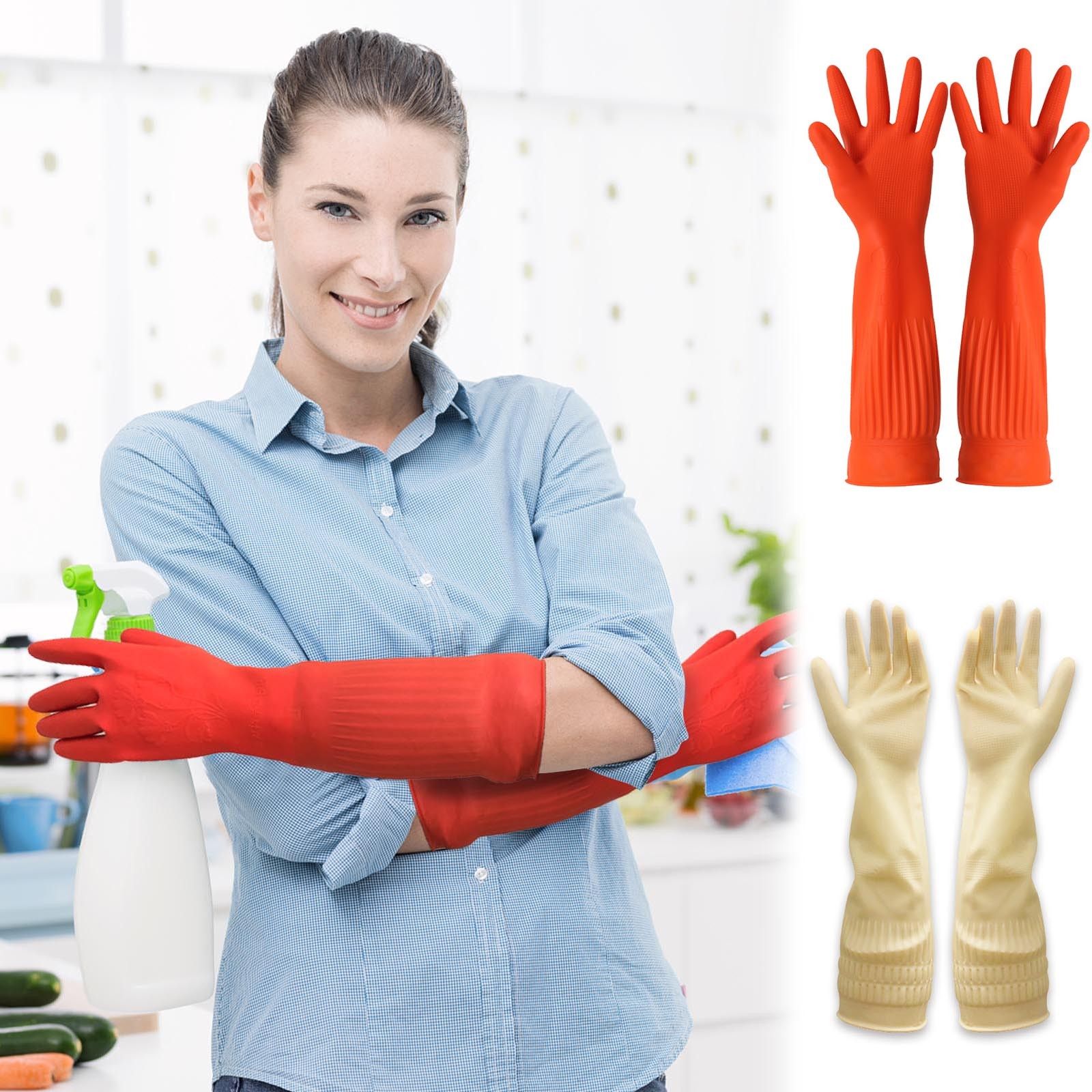 1pair Flexible Comfortable Rub - مراجعة Dish Glove Rubber وسعره