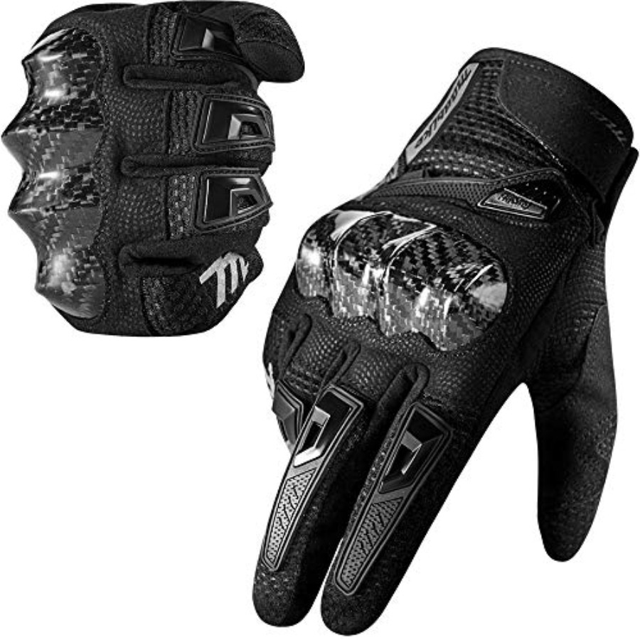 Motorcycle Gloves Touchscreen  - مراجعة Motorcycle Glove Knuckle وسعره