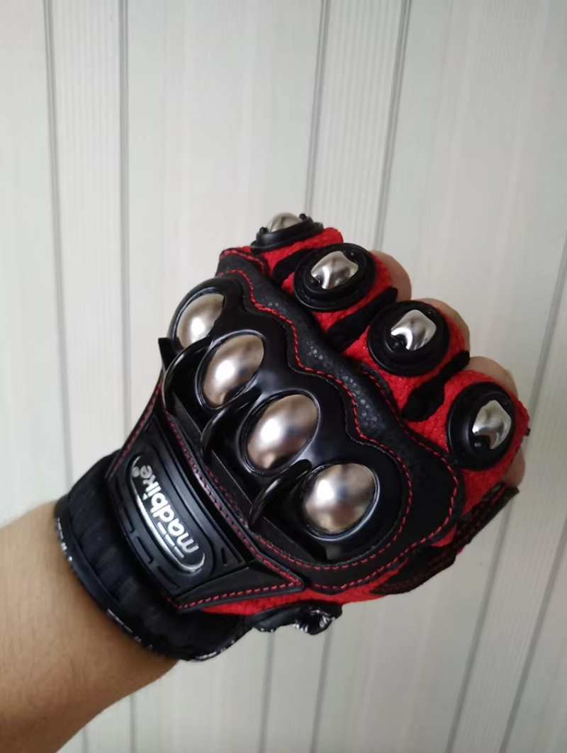 Tactical Gloves Steel Safety O - مراجعة Motorcycle Glove Knuckle وسعره