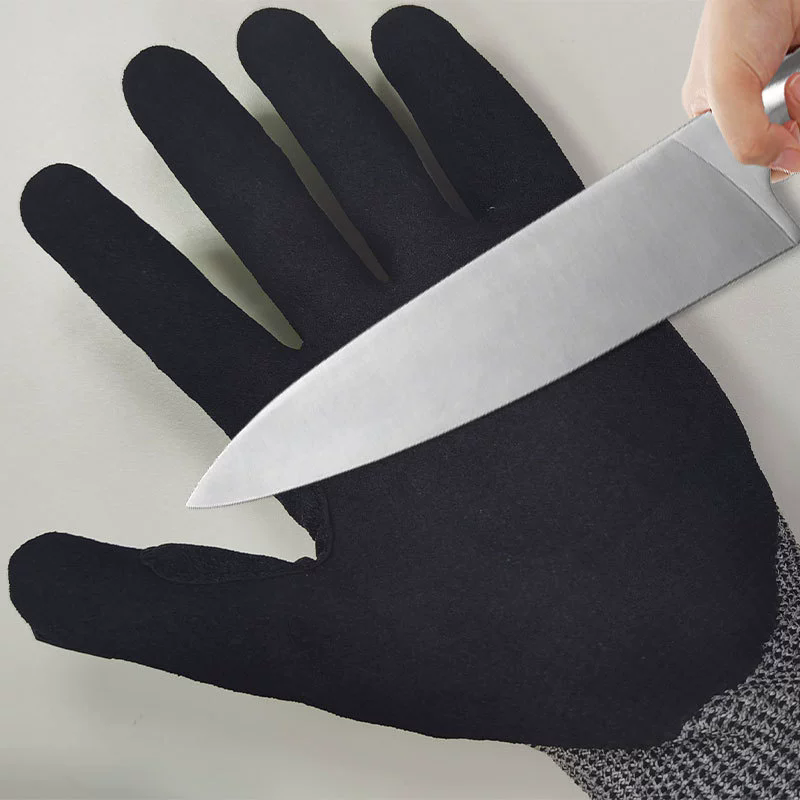 HPPE anti-cutting gloves, TPR  - مراجعة Cut Resistant Glove وسعره