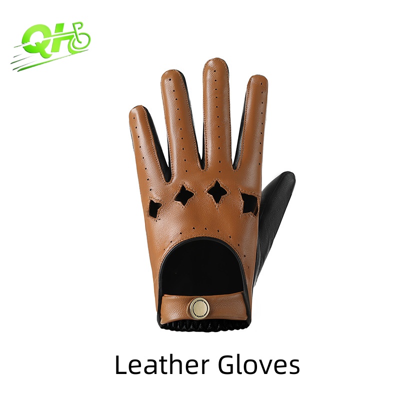 Men Leather Gloves Motorcycle  - مراجعة Leather Driving Glove وسعره