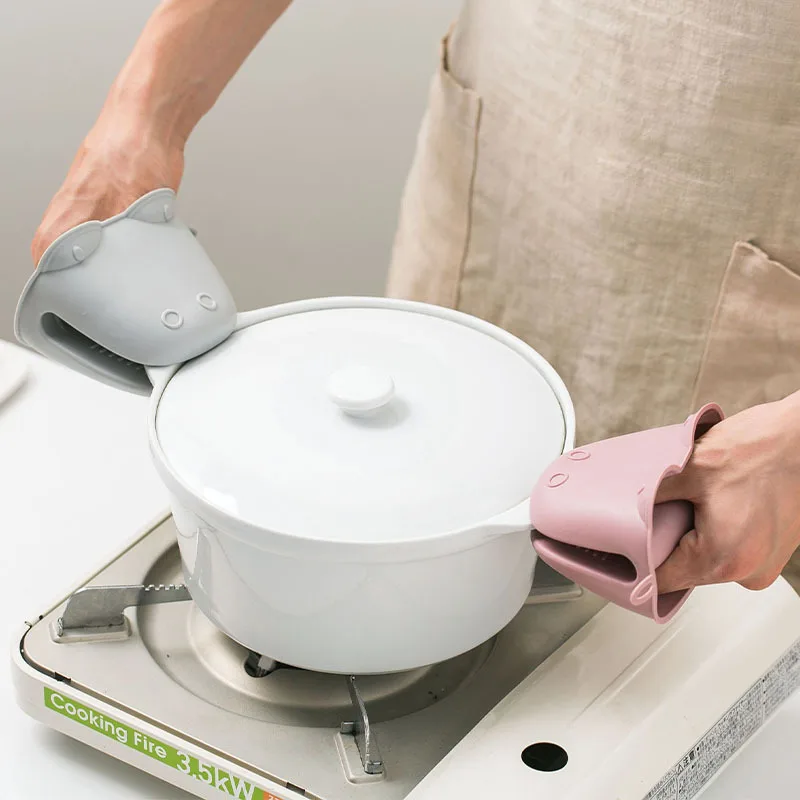 Thickened High-Temperature Res - مراجعة Oven Mitt Silicone وسعره