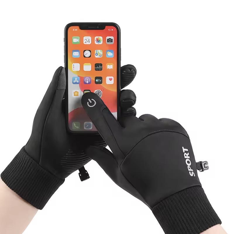 Black Winter Warm Full Fingers - مراجعة Ski Glove Waterproof وسعره