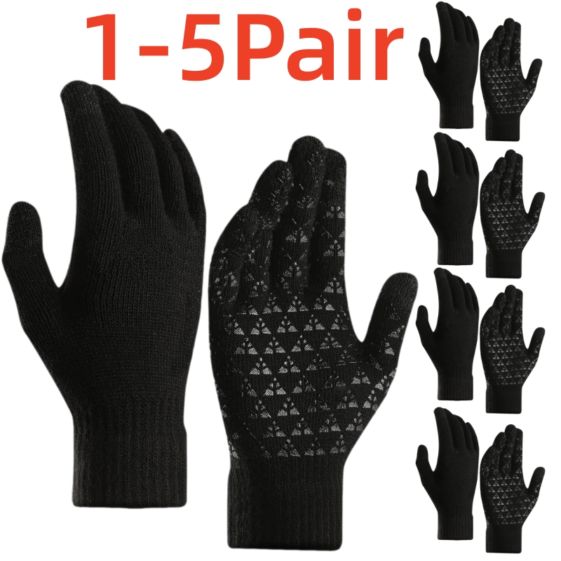 1-5Pairs Winter Outdoor Sports - مراجعة Magic Touch Glove وسعره