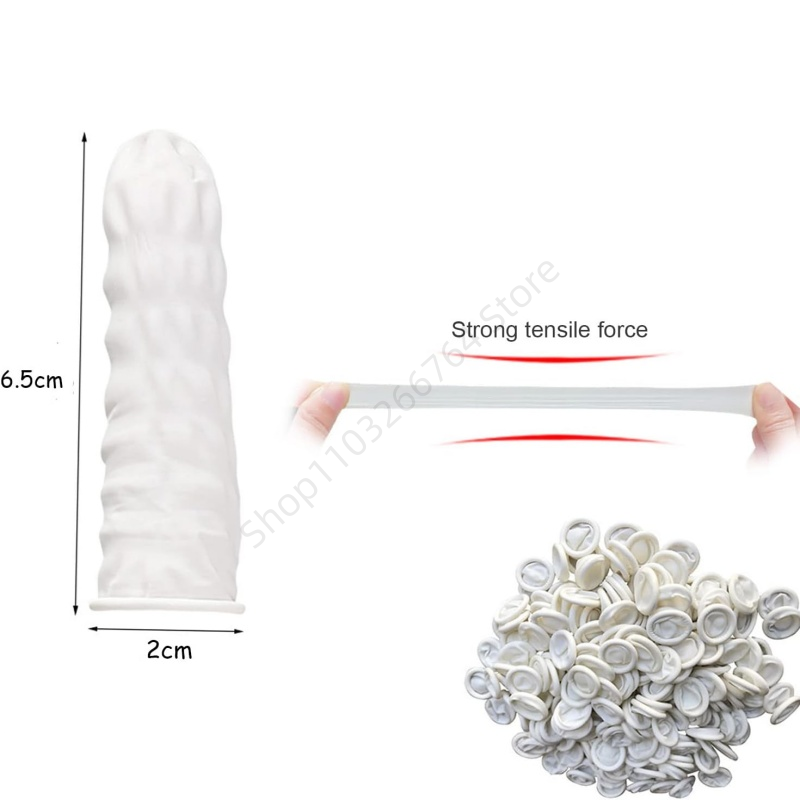100Pcs Disposable Fingertips P - مراجعة Latex Disposable Glove وسعره