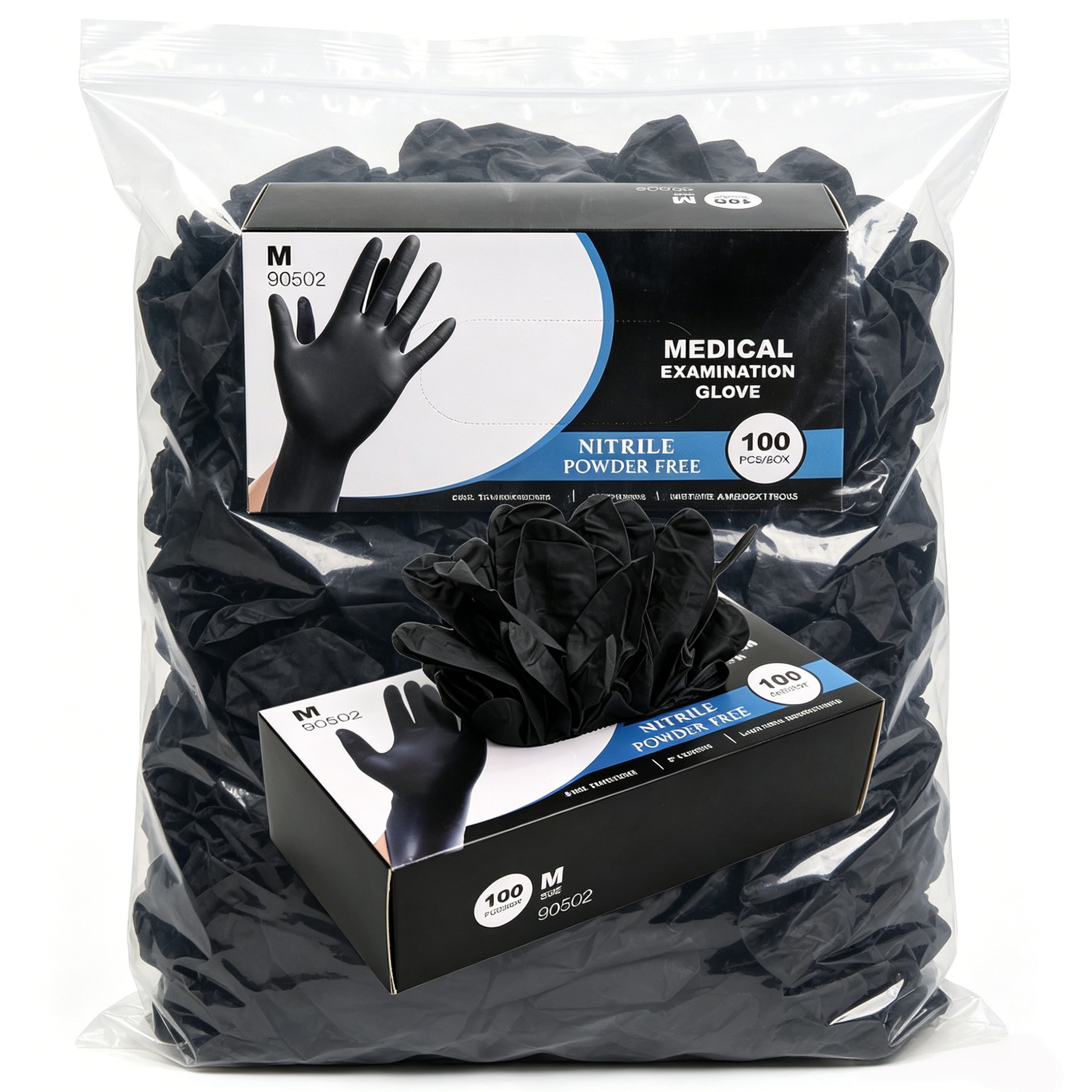 Black Nitrile Gloves Disposabl - مراجعة Nitrile Mechanic Glove وسعره