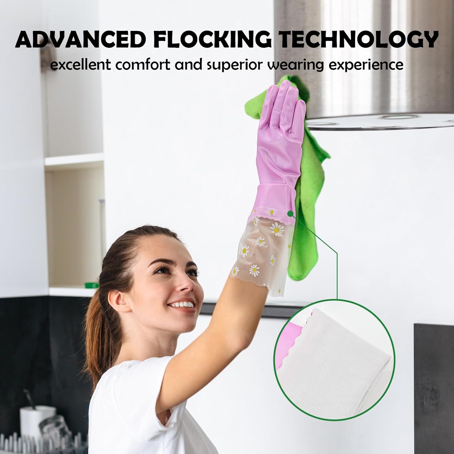 Reusable Rubber Cleaning Glove - مراجعة Rubber Glove Cleaning وسعره