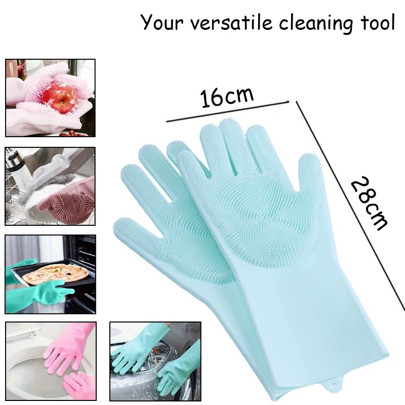 Silicone dishwashing gloves, h - مراجعة Dish Glove Rubber وسعره