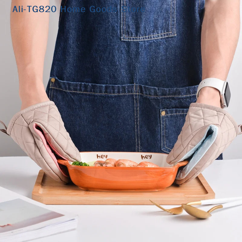 Silicone Anti-scalding Oven Gl - مراجعة Oven Mitt Silicone وسعره
