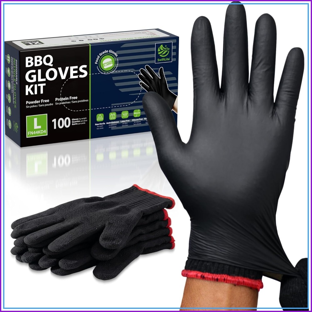 BBQ Gloves, 6 Heat Resistant C - مراجعة Heat Resistant Glove وسعره