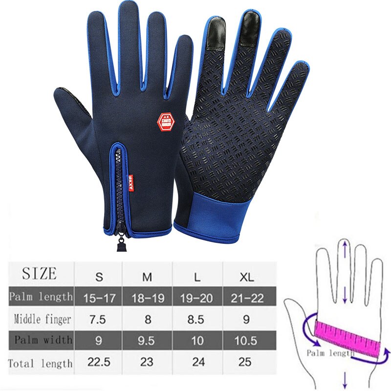 Touchscreen Fleece Warm Gloves - مراجعة Ski Glove Waterproof وسعره