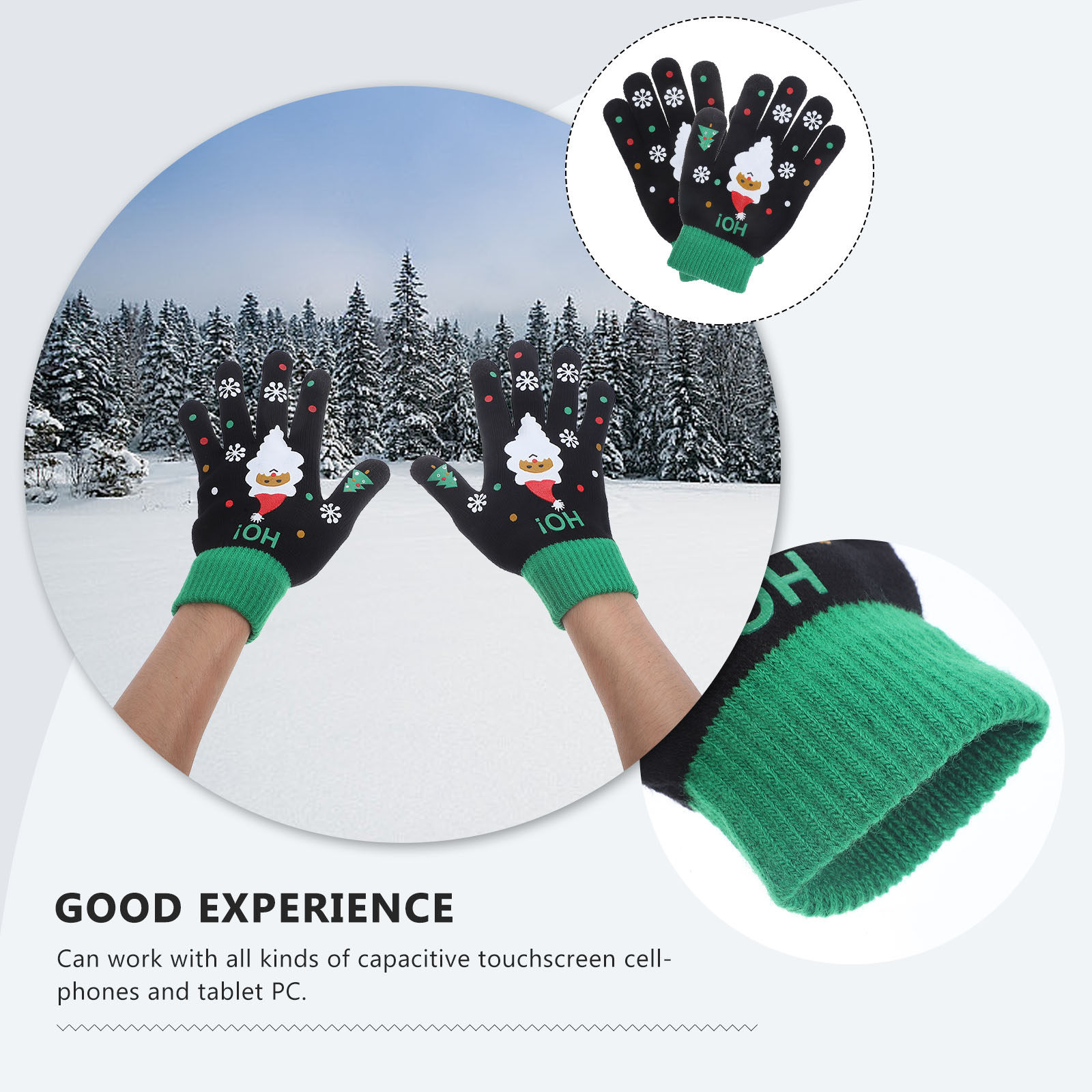 1Pair Touchscreen Gloves Women - مراجعة Touchscreen Glove Capacitive وسعره
