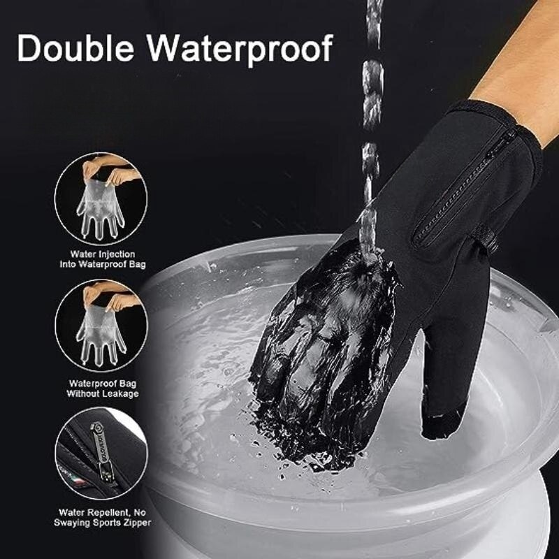 Winter Warm Gloves Men Women T - مراجعة Leather Driving Glove وسعره