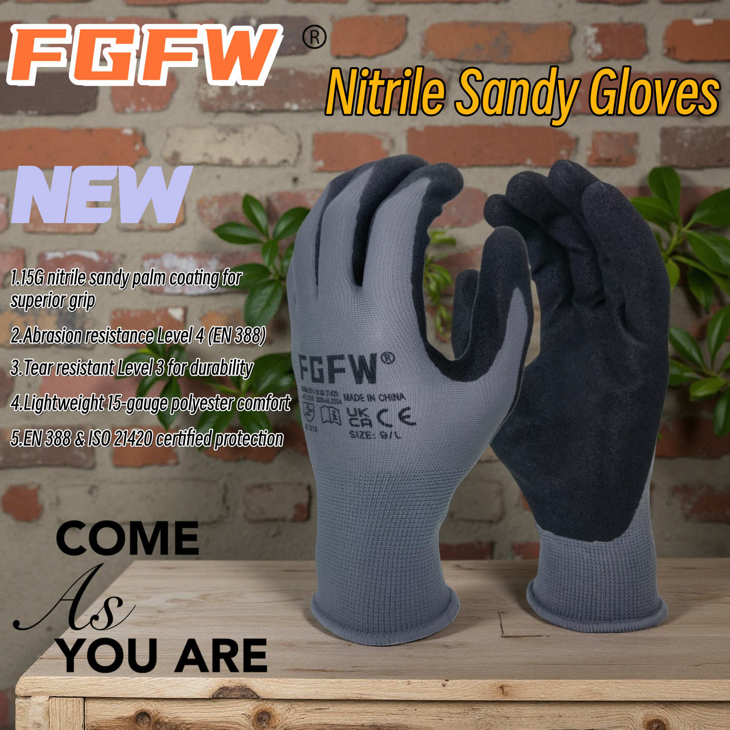 FGFW 10 Pairs Gray Nitrile San - مراجعة Nitrile Mechanic Glove وسعره