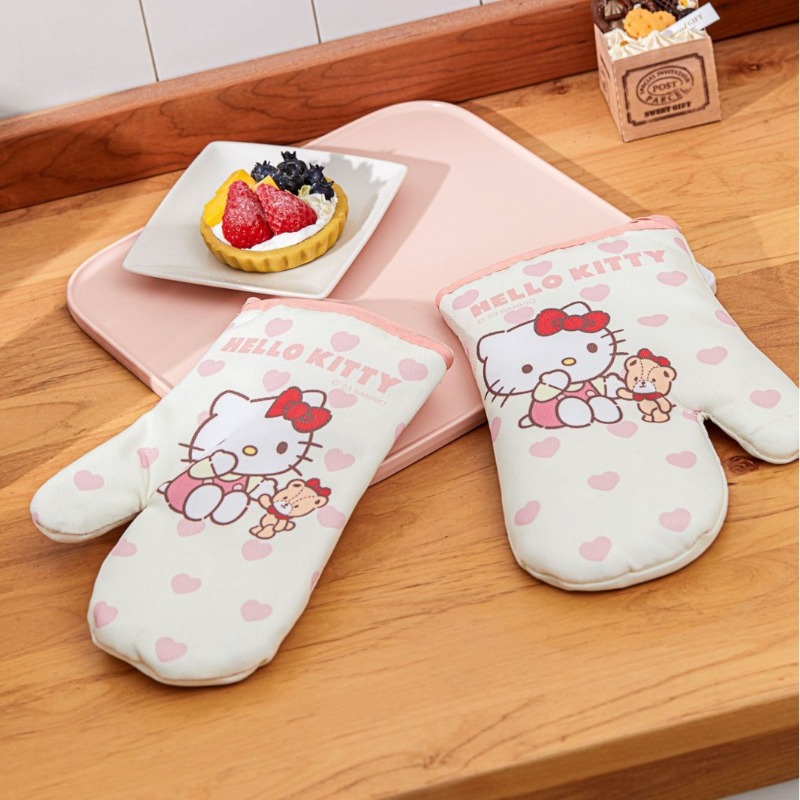 Cute Cartoon Oven Mitts Heat R - مراجعة Heat Resistant Glove وسعره