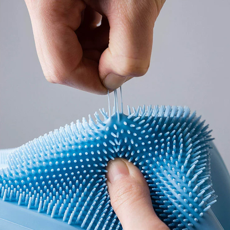 Pet Bathing & Massage Silicone - مراجعة Rubber Glove Cleaning وسعره