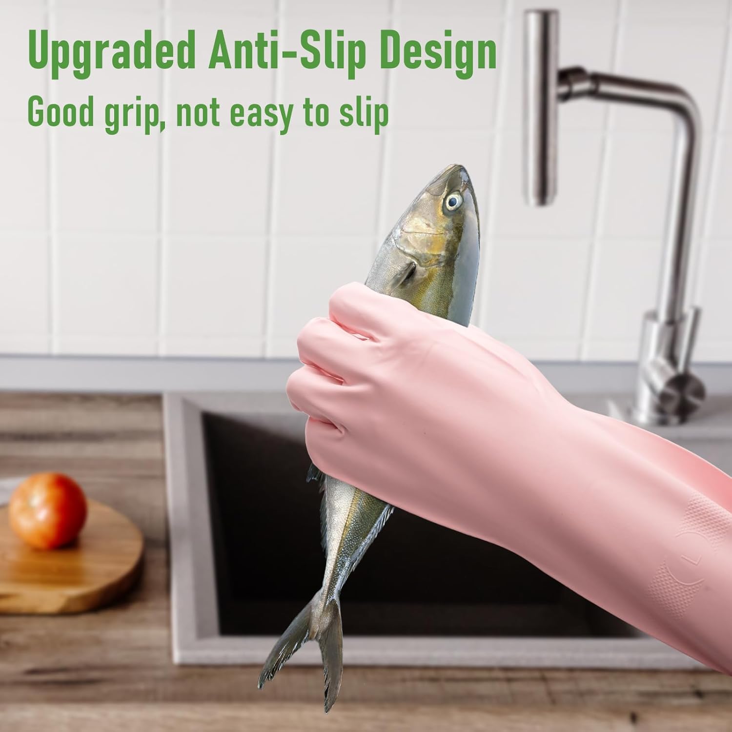 3 Pairs Colorful Rubber Dishwa - مراجعة Rubber Glove Cleaning وسعره