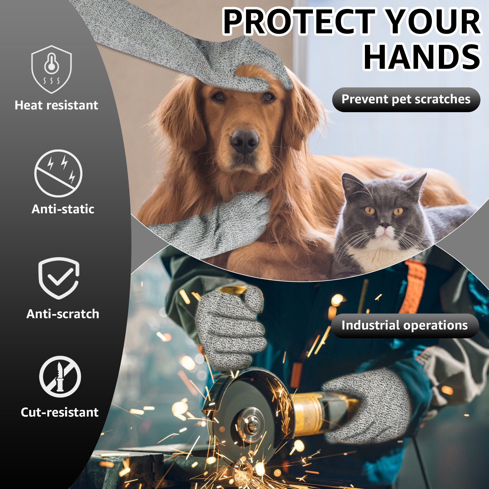 Breathable HPPE Cut Resistant  - مراجعة Cut Resistant Glove وسعره