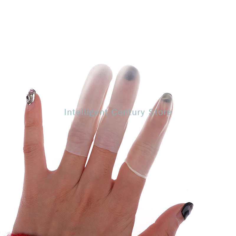 100 Pcs Rubber Non-slip Anti-s - مراجعة Latex Disposable Glove وسعره