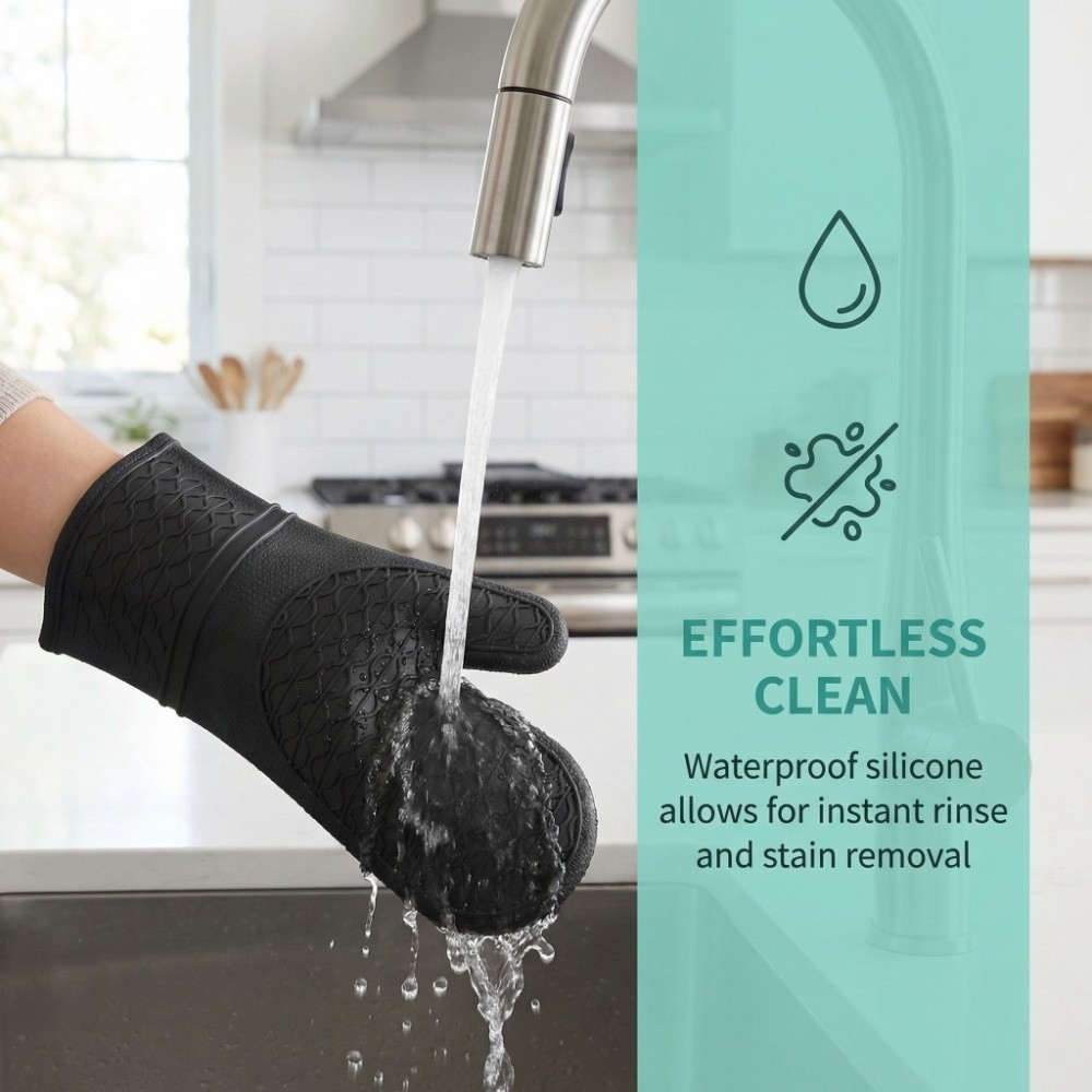 Food Grade Silicone Oven Mitts - مراجعة Oven Mitt Silicone وسعره