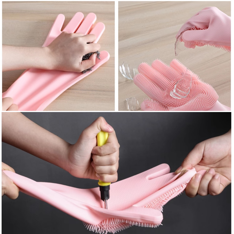 Dishwashing Cleaning Gloves Ma - مراجعة Dish Glove Rubber وسعره