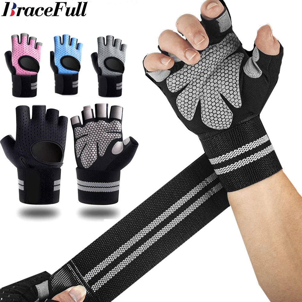 1Pair Half Finger Gym Fitness  - مراجعة Workout Glove Gym وسعره