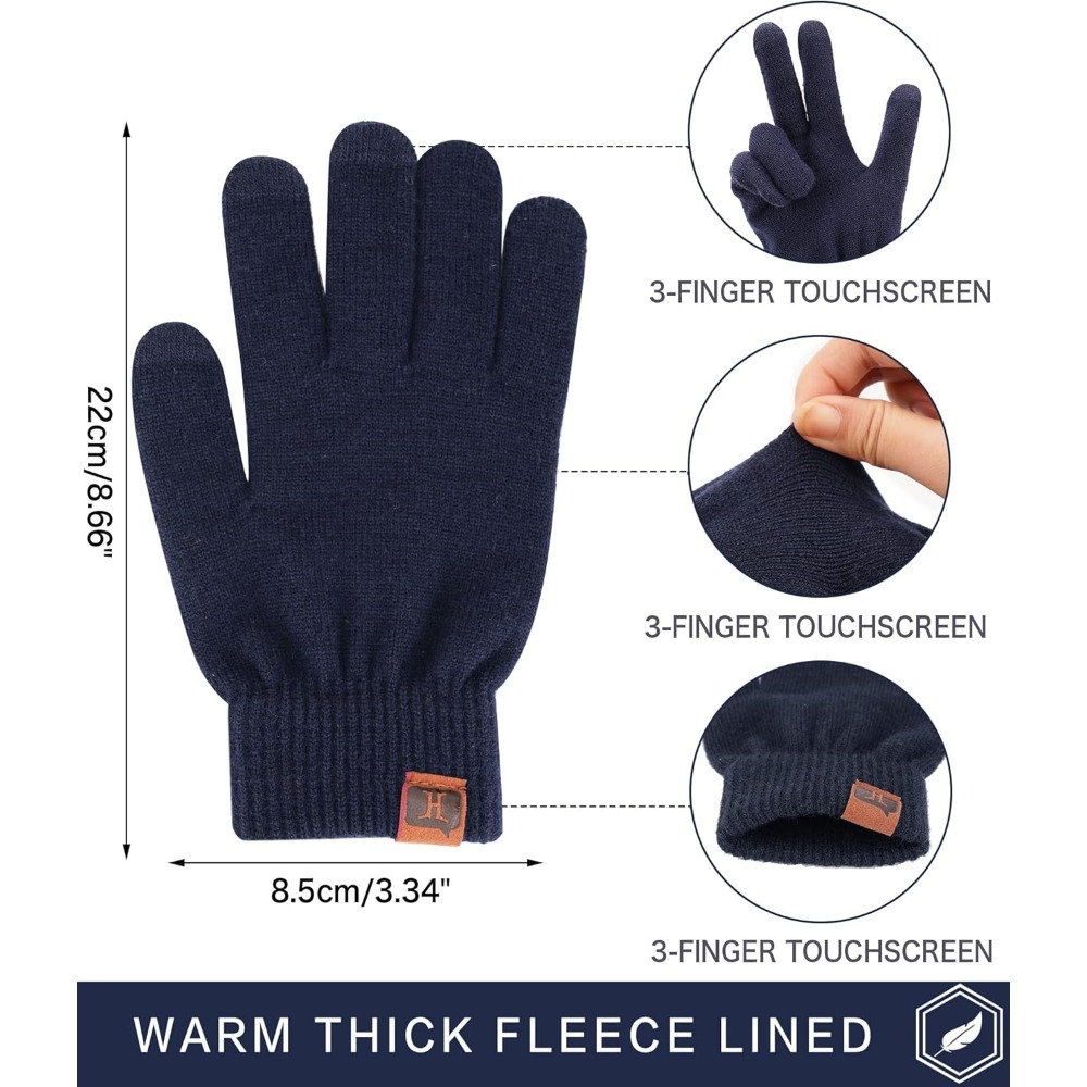 Women's Winter Touchscreen Woo - مراجعة Wool Glove Lined وسعره