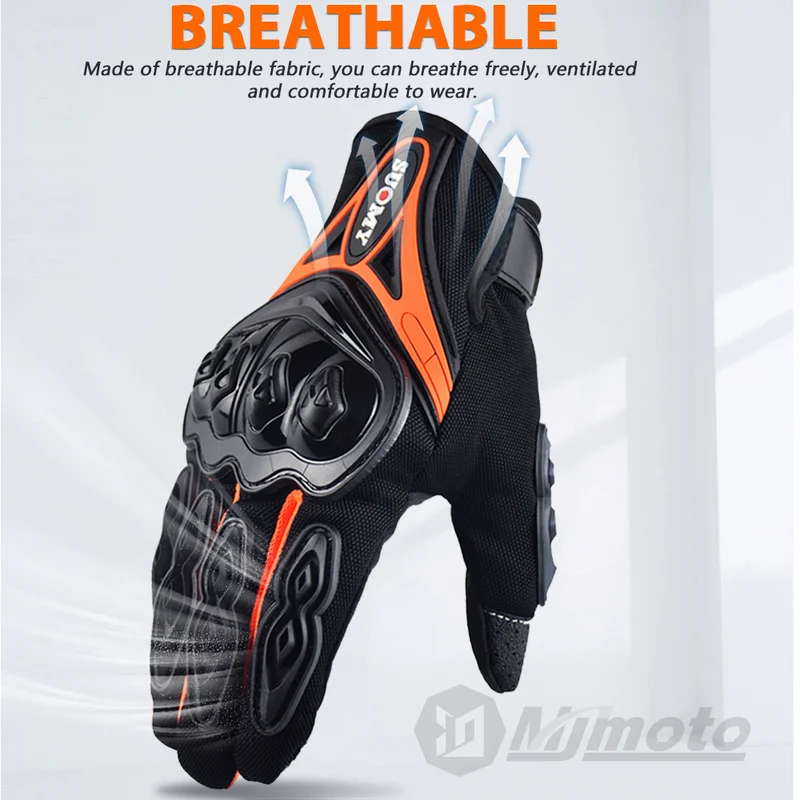 SUOMY Summer Touchscreen Motor - مراجعة Motorcycle Glove Knuckle وسعره