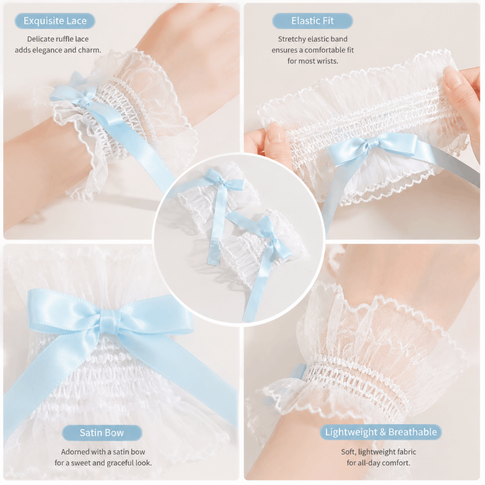 Sweet Pleated Ruched Detachabl - مراجعة Fingerless Glove Knit وسعره