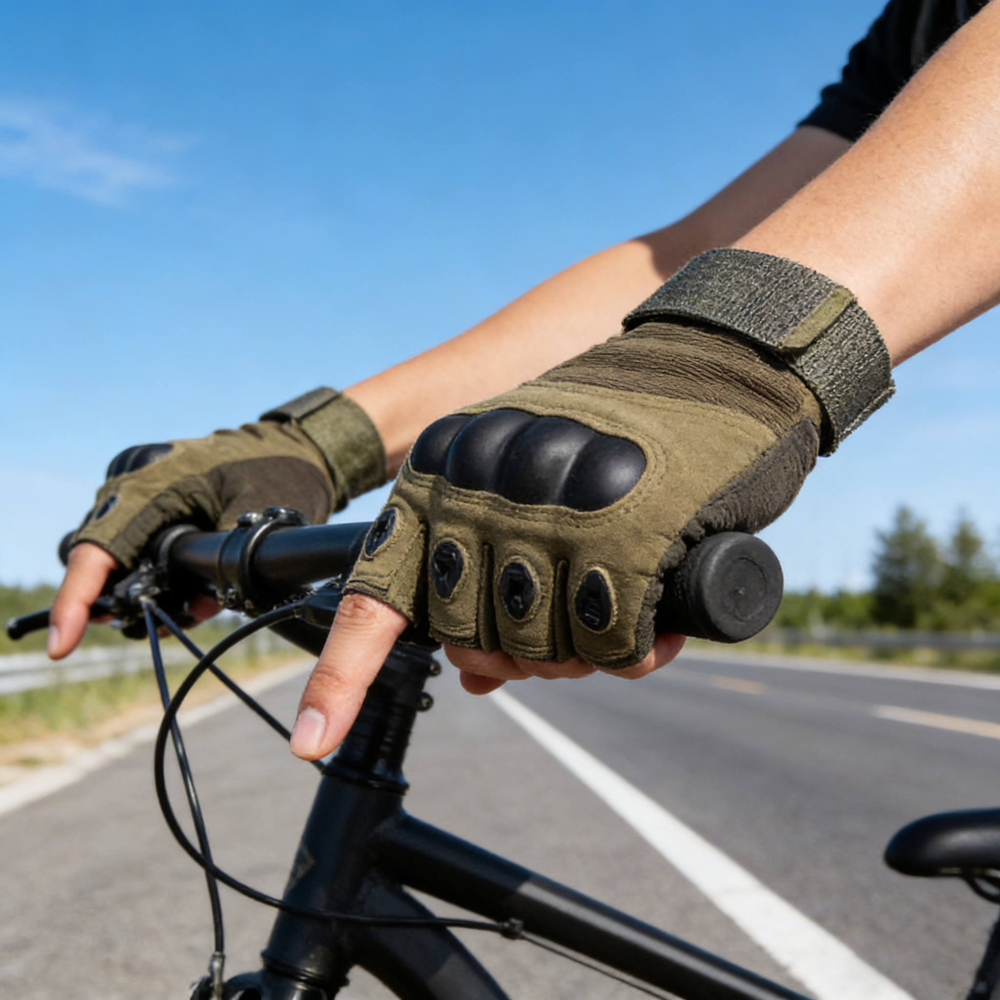 Tactical Hard Knuckle Half Fin - مراجعة Motorcycle Glove Knuckle وسعره